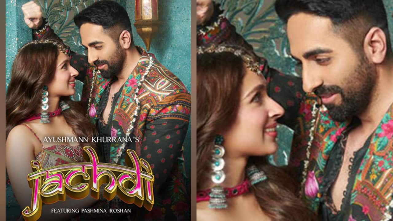 Ayushmann Khurrana and Pashmina Roshan unleash festive vibes with "Jachdi"