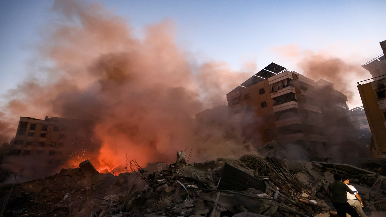 Watch: Israel strikes Hezbollah headquarters in Beirut Watch: Israel strikes Hezbollah headquarters in Beirut