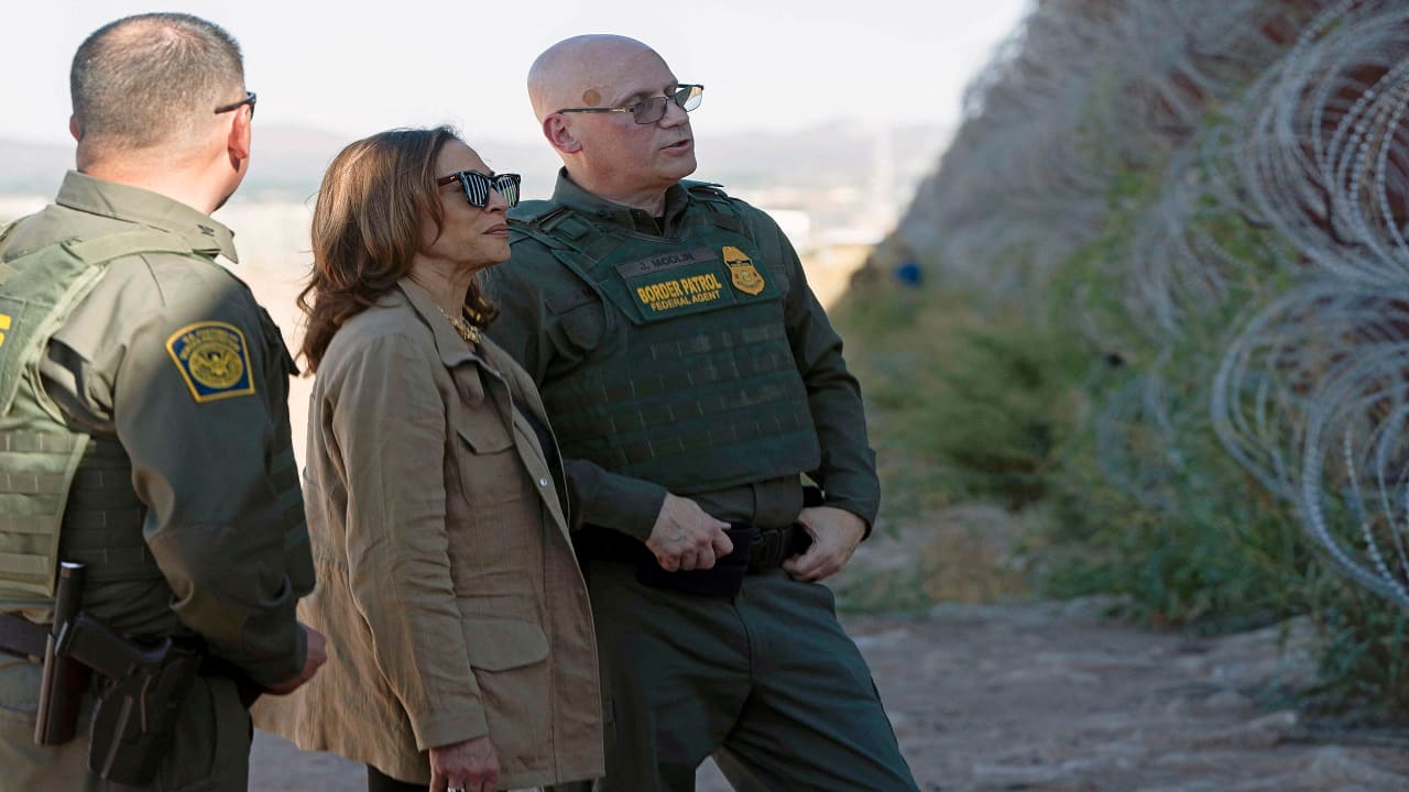 Kamala Harris makes first border visit as Democratic Nominee as White House race heats up