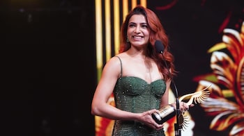 Samantha Ruth Prabhu dazzles on the Green Carpet at IIFA Utsavam 2024 in  stunning ombre bodycon dress