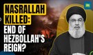 IDF confirms death of Hezbollah leader Hassan Nasrallah: 'He will no longer terrorize the world'
