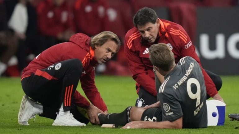 Bayern Munich fretting over Harry Kane's ankle after England star injured against Bayer Leverkusen