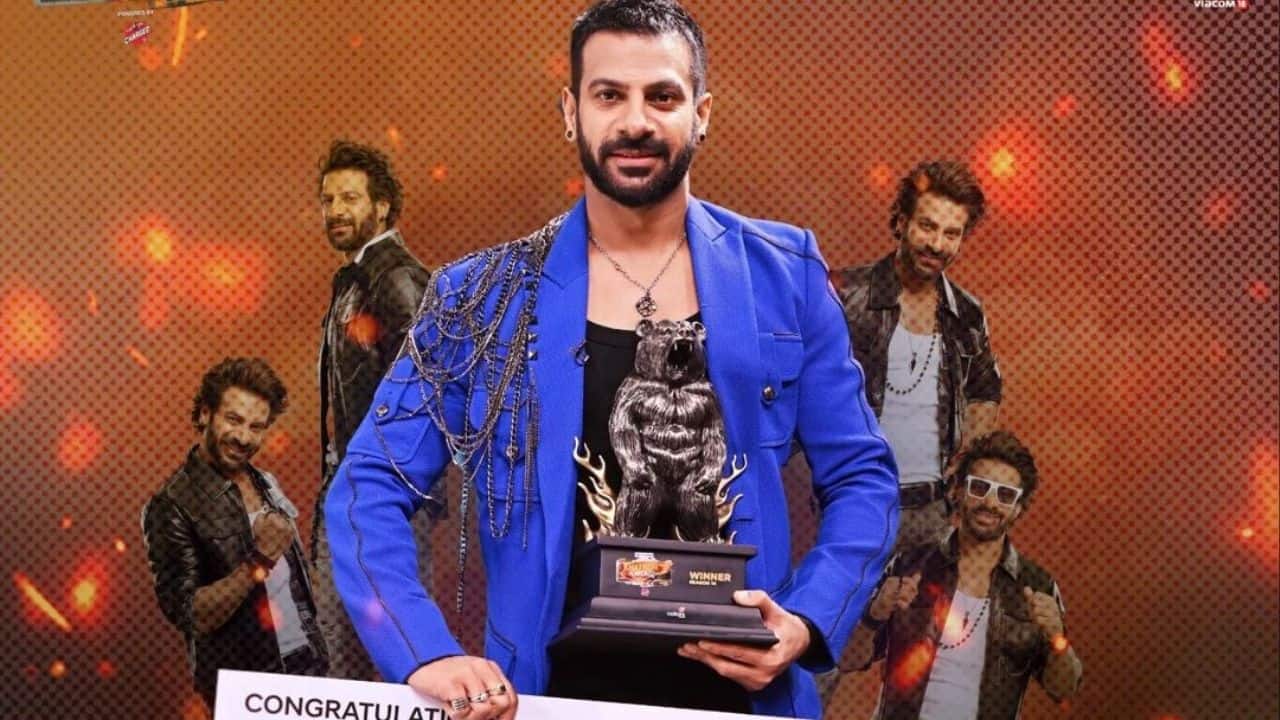 Khatron Ke Khiladi 14 winner: Karan Veer Mehra lifts the trophy, takes home a new Hyundai Creta