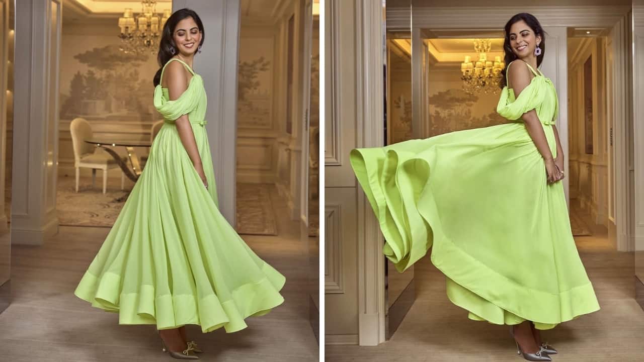 Isha Ambani Piramal wears Giambattista Valli Spring-Summer '25 dress in Paris to attend fashion gala