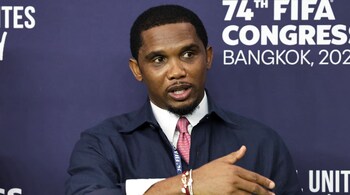 Cameroon FA chief Samuel Eto’o faces six months ban (Image Reuters)