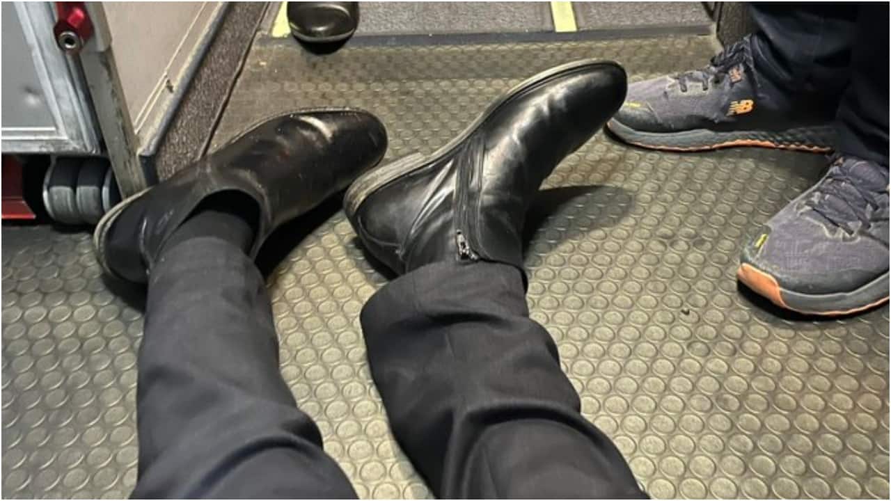 'Discriminatory': Disabled BBC journalist forced to crawl on floor due to airline's 'no wheelchair policy' 'Discriminatory': Disabled BBC journalist forced to crawl on floor due to airline's 'no wheelchair policy'