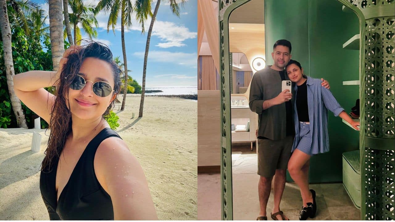Parineeti Chopra shares unseen pics from first wedding anniversary trip to Maldives with her "beautiful boy" Raghav Chadha