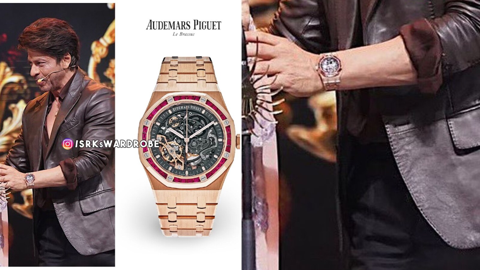 Shah Rukh Khan wears Audemars Piguet rose gold watch worth Rs 5 crore at  IIFA 2024