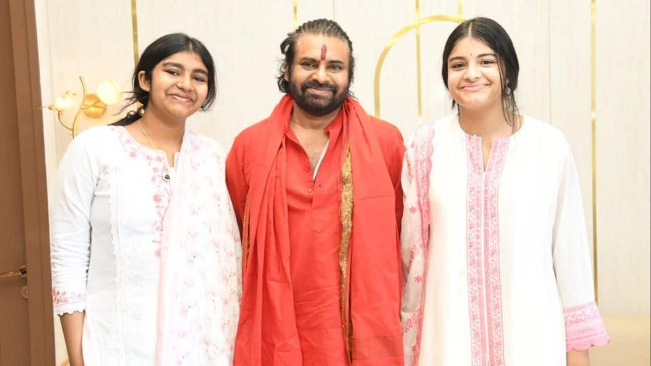 Pawan Kalyan ends his Prayaschitha Diksha at Tirumala temple, signs 'faith declaration form' with daughter