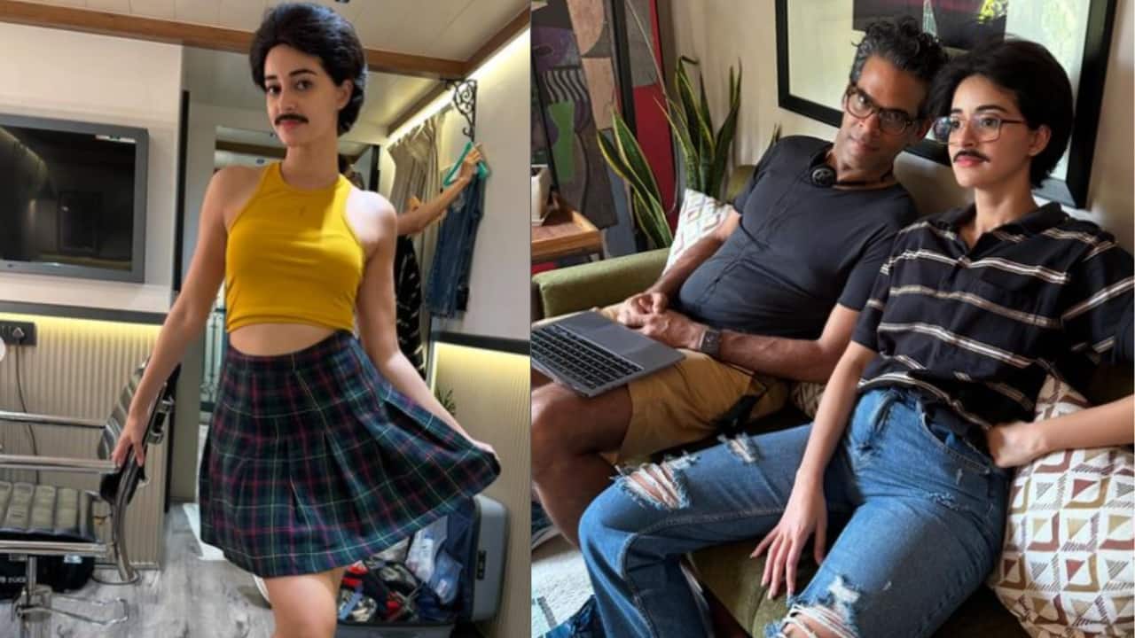 Ananya Panday teases fans with BTS photos ahead of the release of cyber-thriller ‘CTRL’
