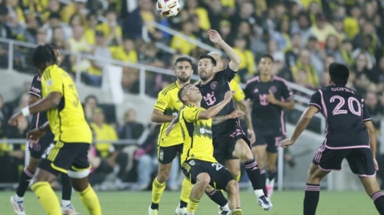 Lionel Messi, Inter Miami win MLS Supporters Shield with 3-2 win at Crew.  It's Messi's 46th trophy