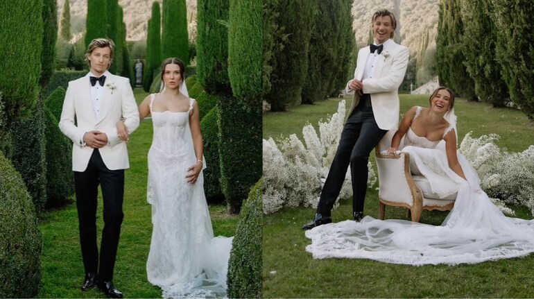 Millie Bobby Brown and Jake Bongiovi share dreamy wedding photos from