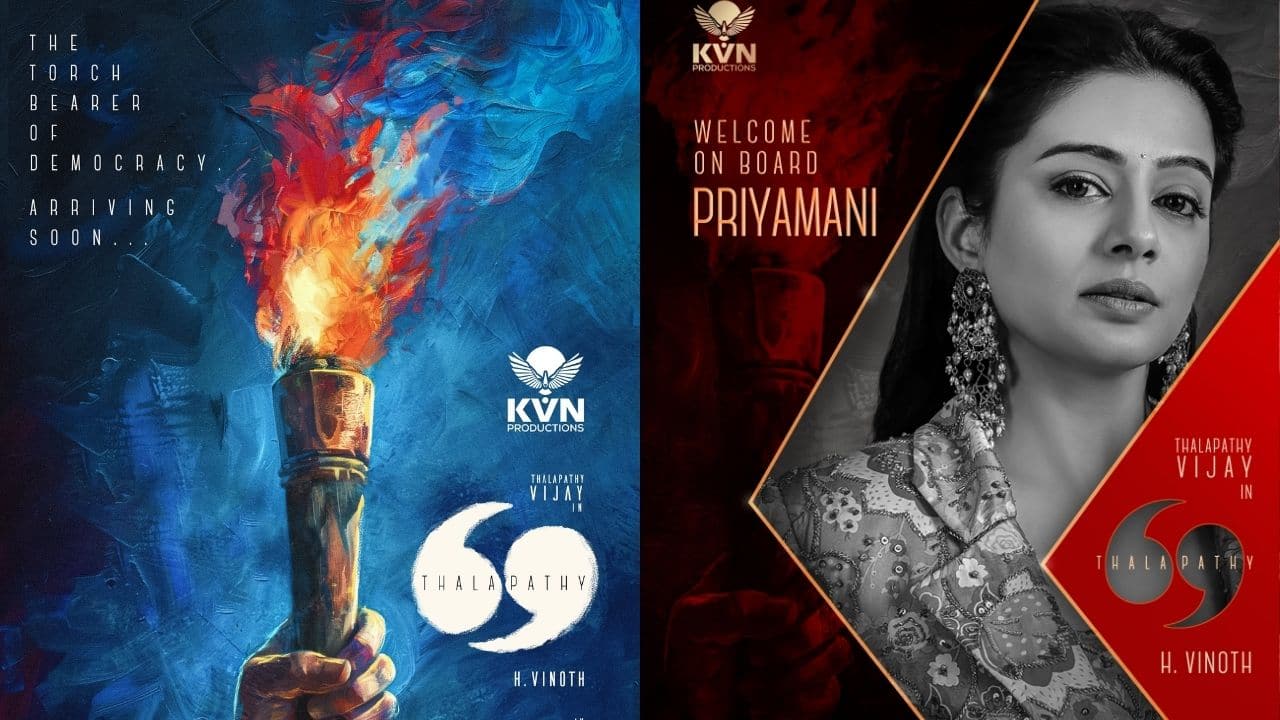 Priyamani joins Vijay, Pooja Hegde in H Vinoth's Thalapathy 69 – see poster