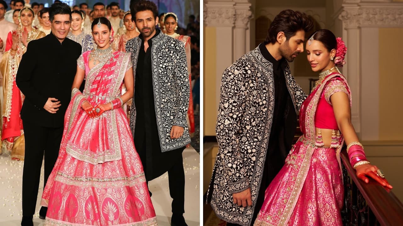 Kartik Aaryan and Triptii Dimri dazzle to celebrate handloom at Namo Bharat Fashion Show 2024