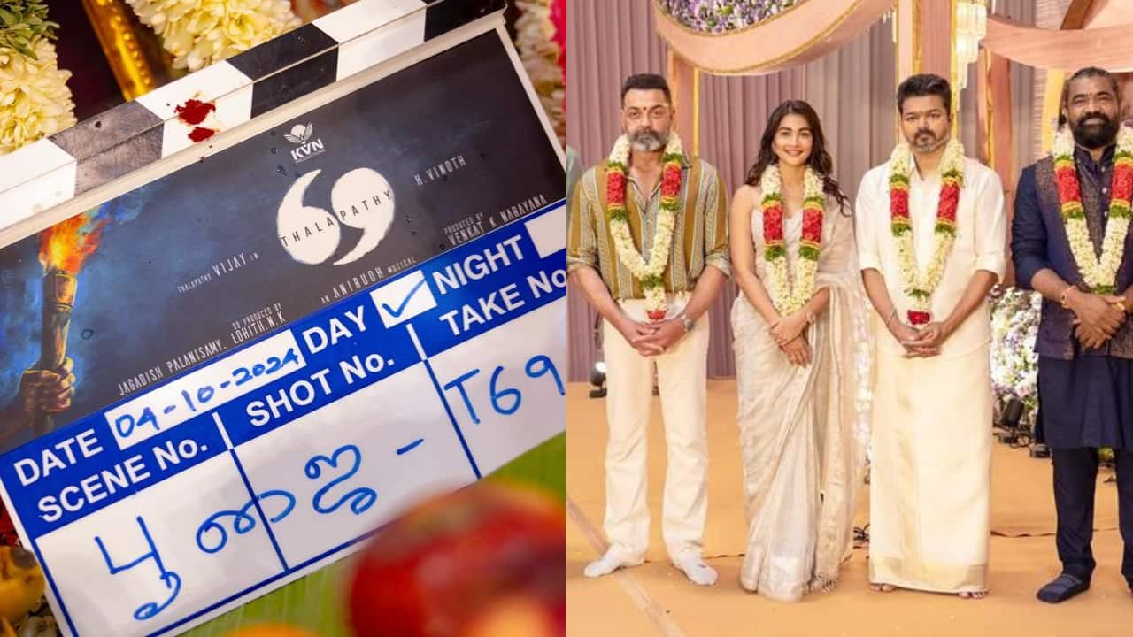 Thalapathy 69: Vijay performs pooja on the first day of his last film, to begin shoot in Payyanur