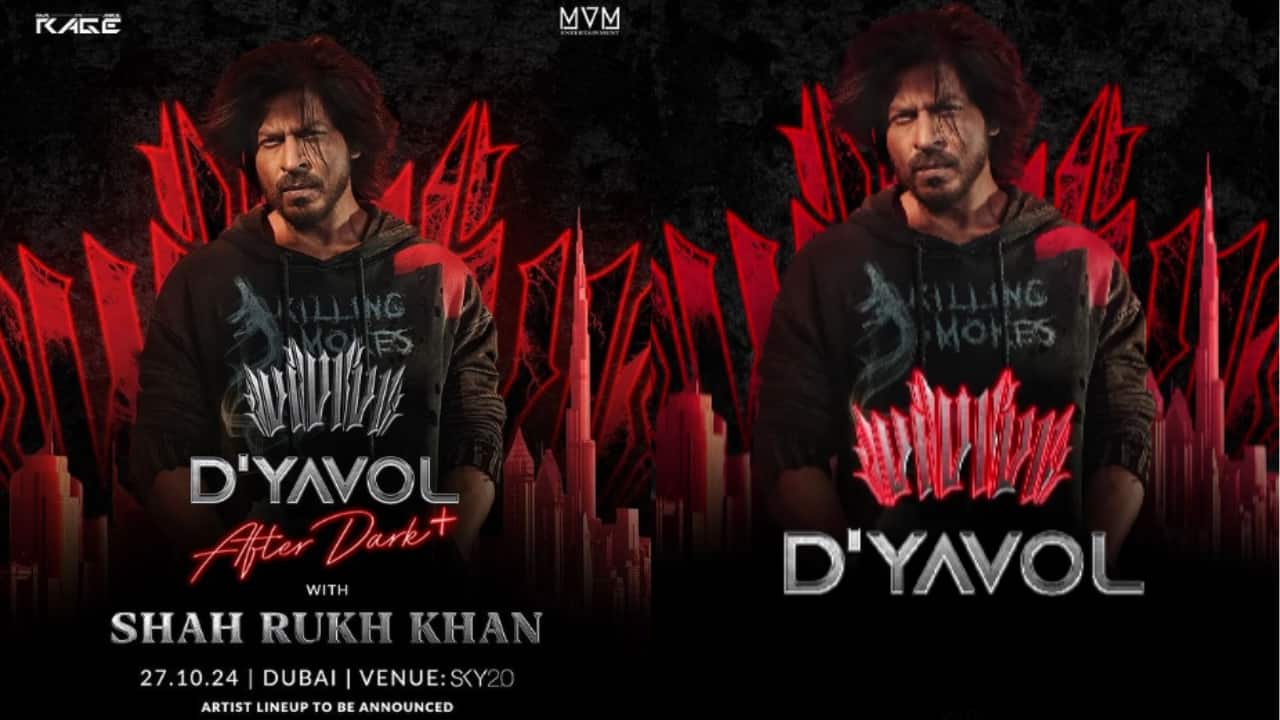 Shah Rukh Khan teases 'D'YAVOL After Dark' event in Dubai, shares poster