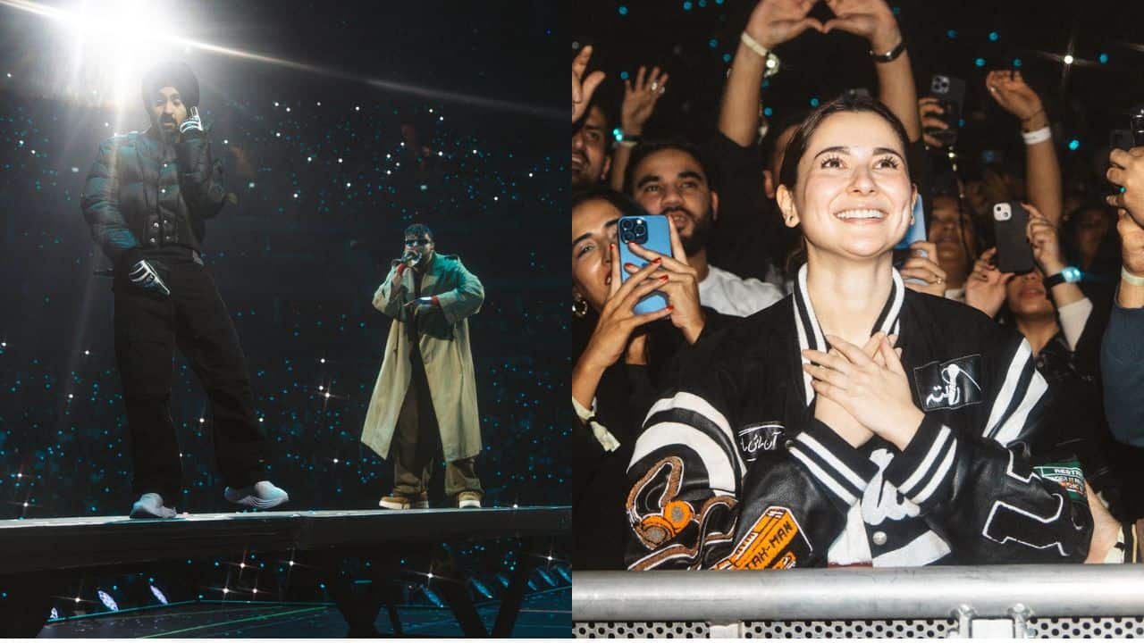 Diljit Dosanjh welcomes Pakistani actress Hania Aamir to the stage at London Concert; Badshah joins in for a special moment