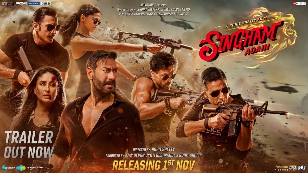 Singham Again trailer: Ajay Devgn, Ranveer Singh's cop drama is a thrilling return to action packed glory - watch video
