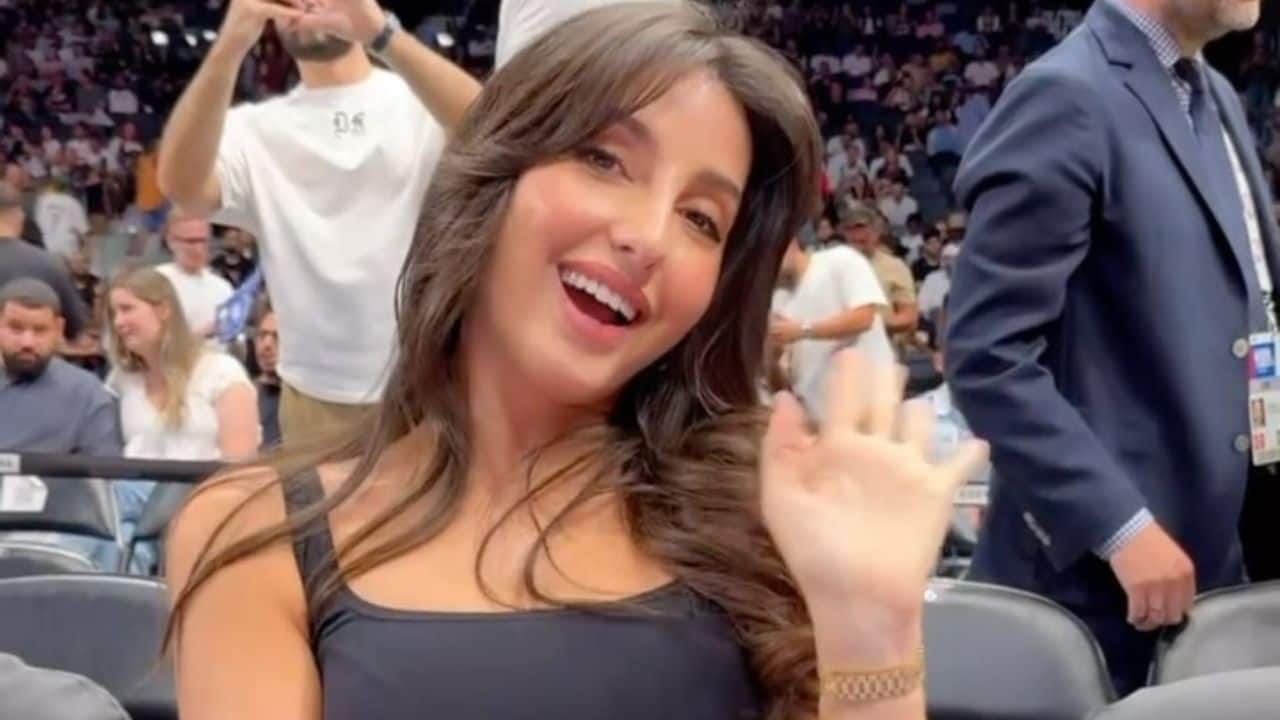 Nora Fatehi shines at NBA pre-season game with Liu Yifei and Lucien Laviscount
