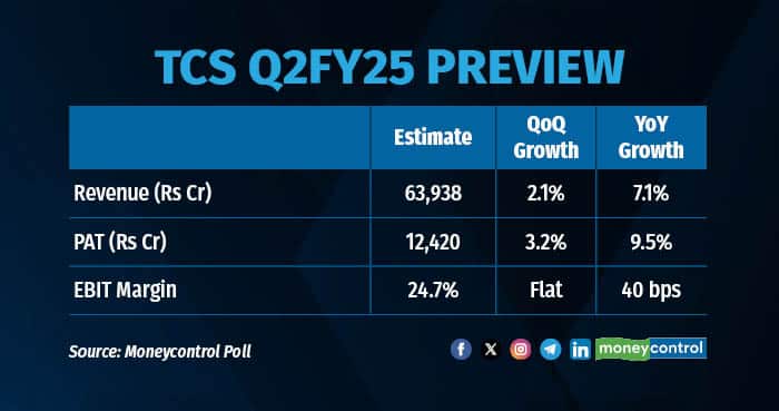 TCS Q2FY25 Preview