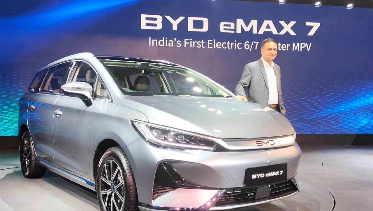 BYD India rolls out eMax 7 MPV at Rs 26.9 lakh