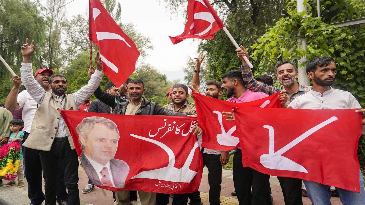 Abdullah’s JKNC achieves highest vote share since 2008; Congress, PDP witness worst performance since 2002