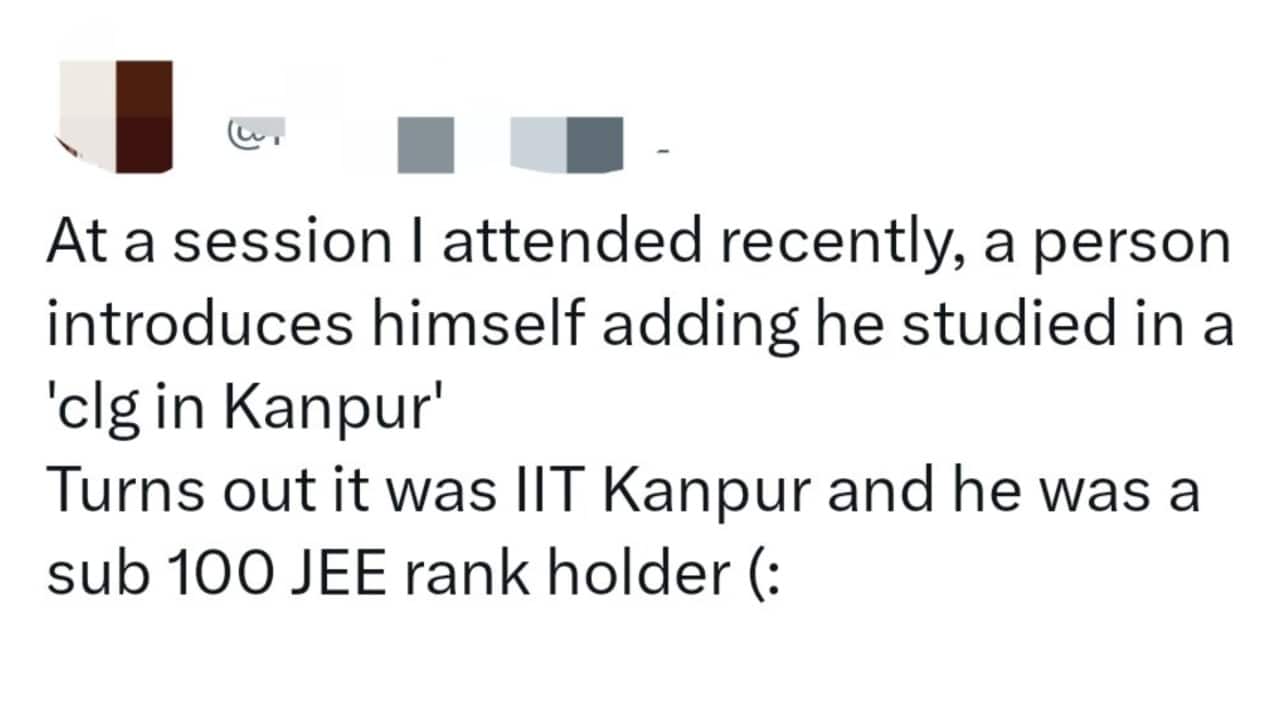 'IITians are most modest creatures' jokes IIT alumnus, but internet is divided 'IITians are most modest creatures' jokes IIT alumnus, but internet is divided