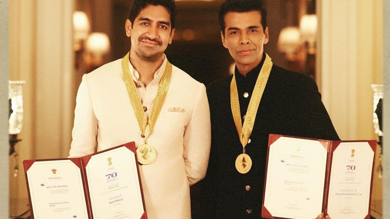 Karan Johar and Ayan Mukerji receive National Award for Brahmastra, former says "always a different feeling of magic"