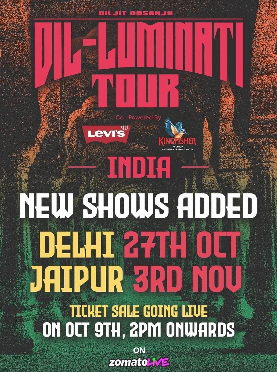 Diljit Dosanjh’s Additional Delhi And Jaipur Show Tickets Live Today At ...