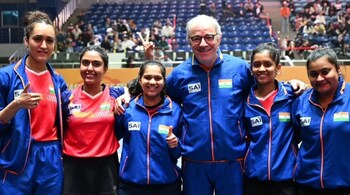 The Indian women TT players created history by winning at the Asian Table Tennis Championships (Image Instagram)
