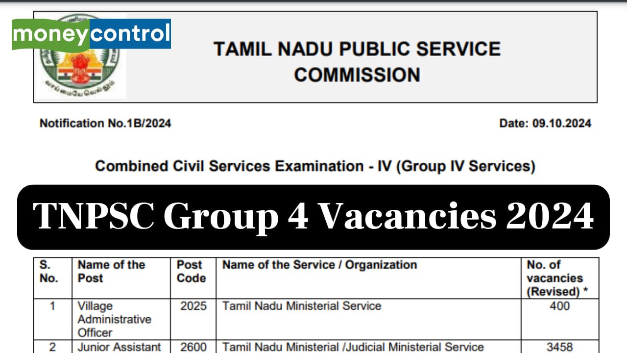 TNPSC Group 4 Vacancies 2024 increased by 2208 posts, result likely soon at tnpsc.gov.in TNPSC Group 4 Vacancies 2024 increased by 2208 posts, result likely soon at tnpsc.gov.in