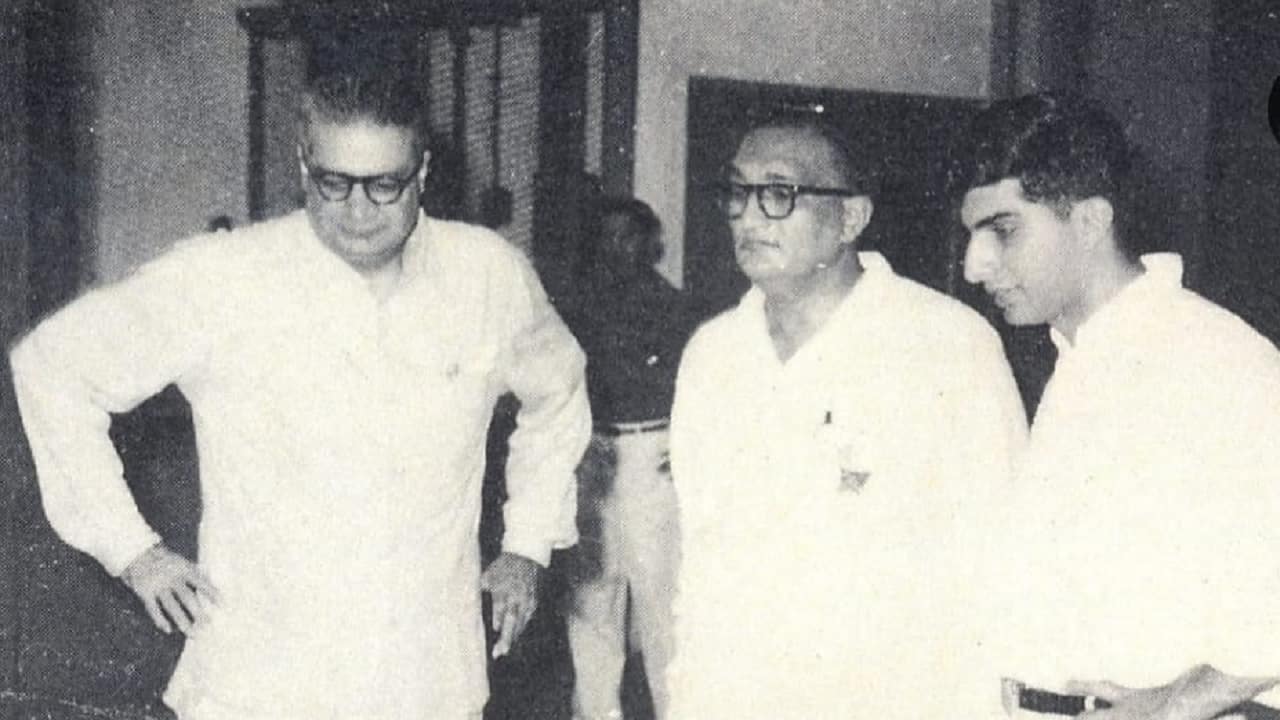 Ratan Tata's first ever visit to the Telco plant in Jamshedpur.