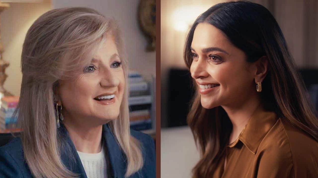 Deepika Padukone makes first appearance post-delivery, discusses Workplace Mental Health with Arianna Huffington in Live Love Laugh Foundation's 2024 Lecture Series