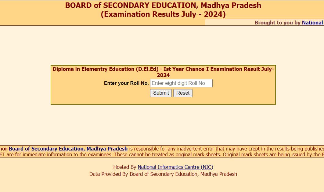 MP DElEd Results 2024 out @ mpresults.nic.in, direct link here MP DElEd Results 2024 out @ mpresults.nic.in, direct link here