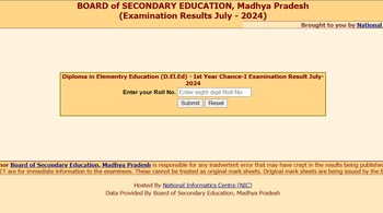 MP DElEd Result 2024