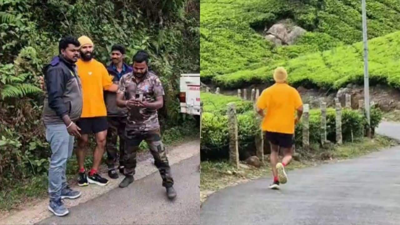 Vijay Deverakonda takes fans on a scenic run through Kerala's tea estates