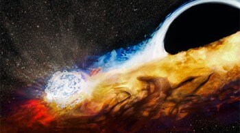 In 2019, scientists witnessed a star getting too close to a black hole. (Image: NASA/ISRO)