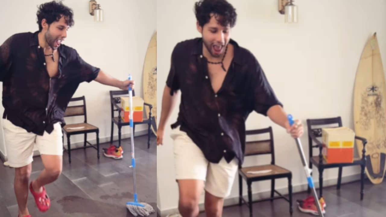 Actor Siddhant Chaturvedi starts his "Diwali ki Safai", see video