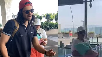 New parents Ali Fazal and Richa Chaddha snapped with daughter for the first time at airport, watch