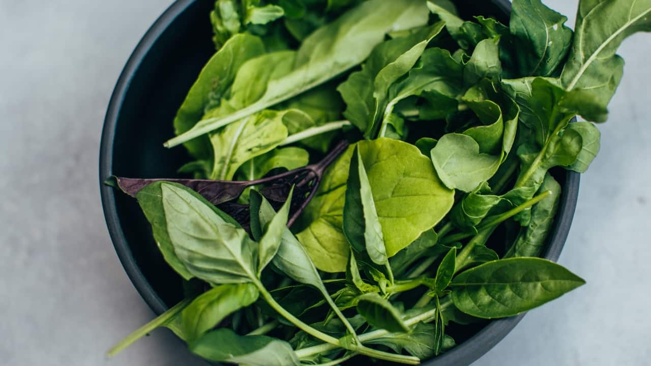 Leafy greens: Spinach, kale, and other dark leafy greens contain chlorophyll, which has antioxidant properties and may increase collagen production. These greens are also rich in vitamins and minerals that support overall skin health. Consuming leafy greens regularly can help boost collagen levels, improve skin elasticity, and protect the skin from damage caused by free radicals and environmental stressors. (Image: Canva)