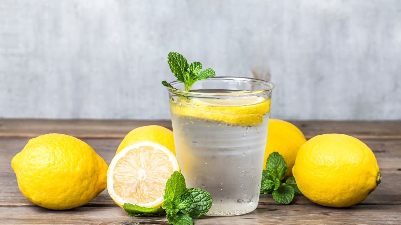Health benefits of salted lemon water: It helps replenish lost electrolytes and perk you up when you're dragging from the heat (Image: Canva)