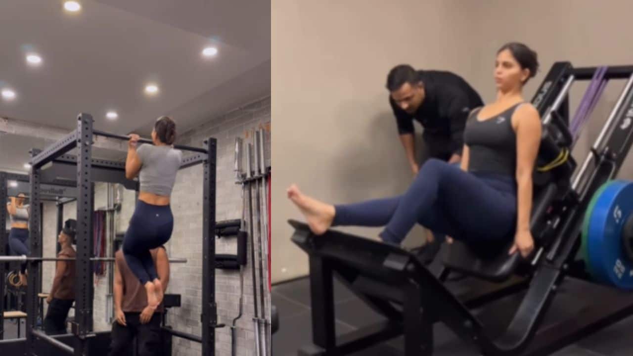 Suhana Khan shows off strength and control in her latest workout video, watch here
