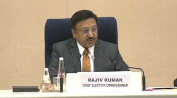 Chief Election Commissioner Rajiv Kumar.