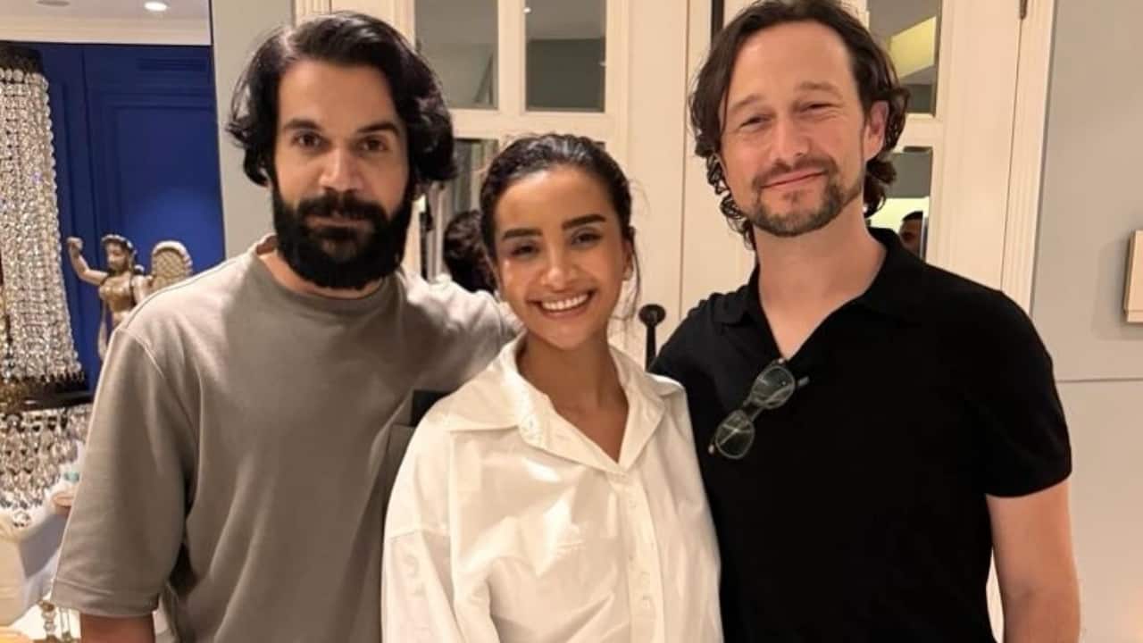 Rajkummar Rao and Patralekhaa host dinner for Joseph Gordon-Levitt on his first India visit