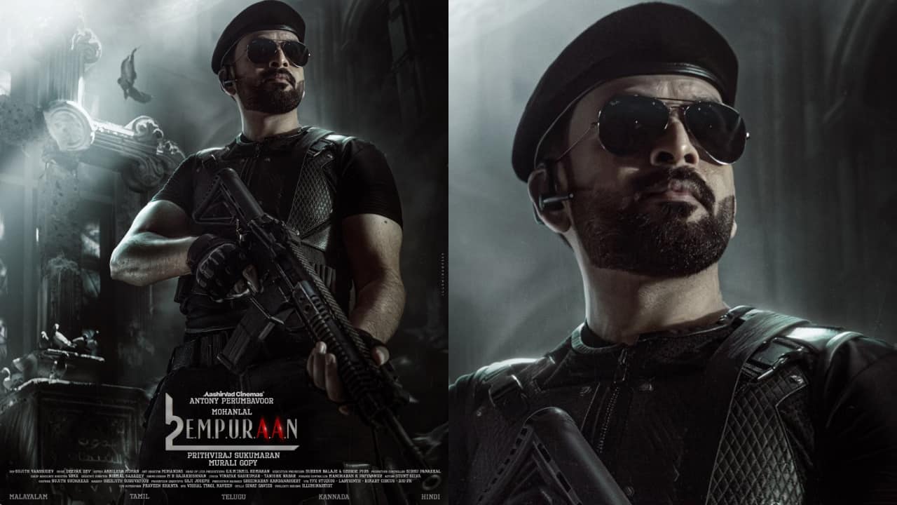 L2 Empuraan: Mohanlal unveils Prithviraj’s powerful look as Zayed Masood