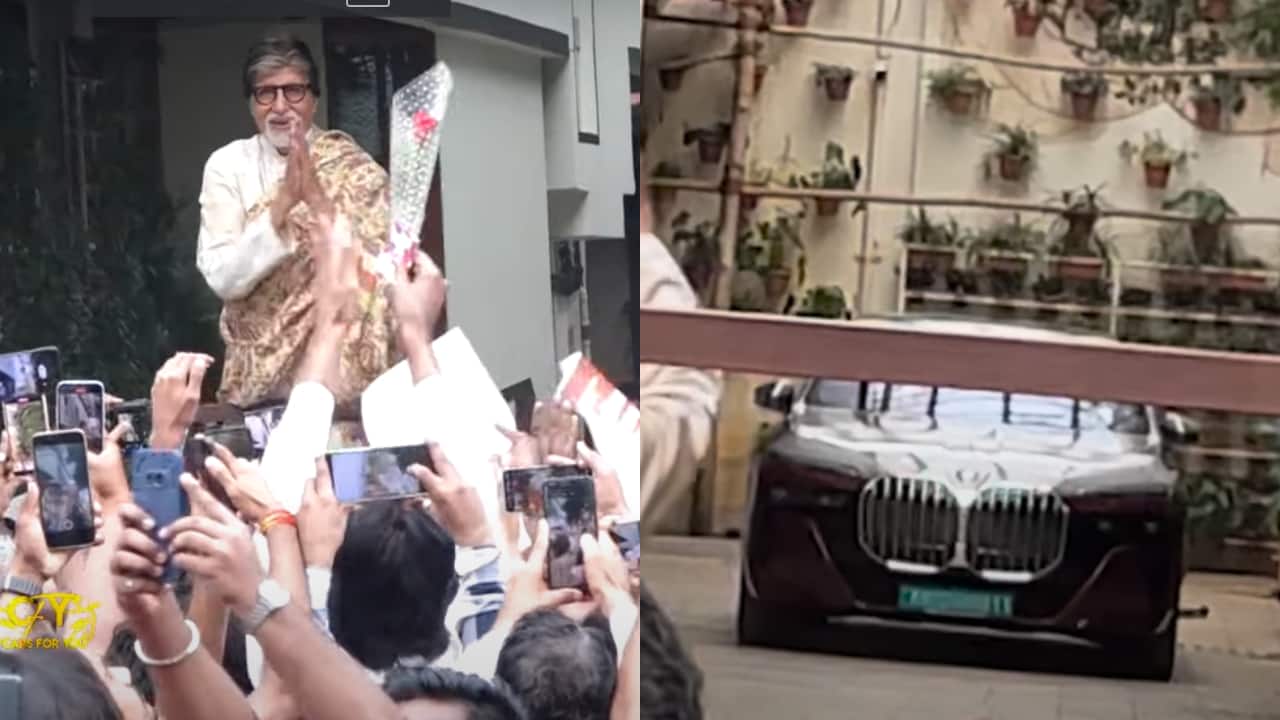 Amitabh Bachchan adds an electric BMW i7 sedan worth Rs 2 crore in his car collection