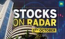 Stocks on Radar: Bajaj Auto, L&T And Rail Vikas Nigam in focus | October 17 Update