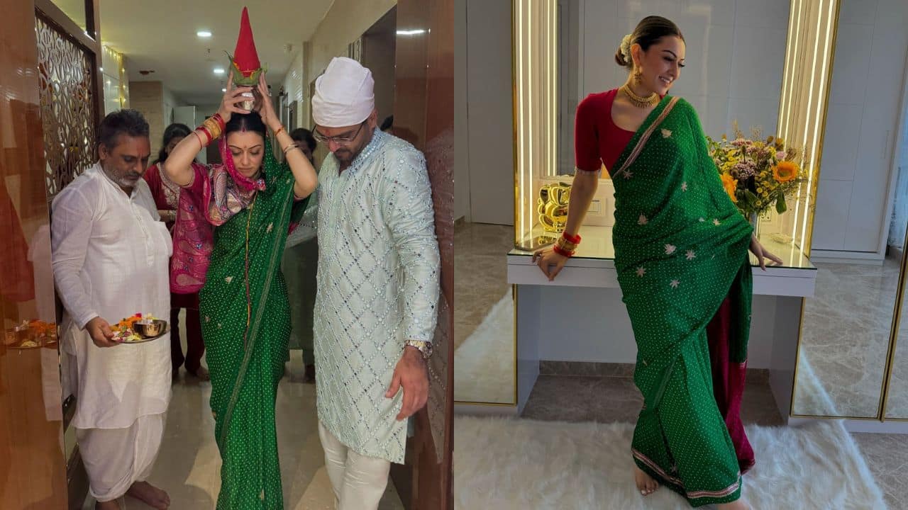 Hansika Motwani's griha pravesh photos go viral, fans swoon over the beautiful ceremony