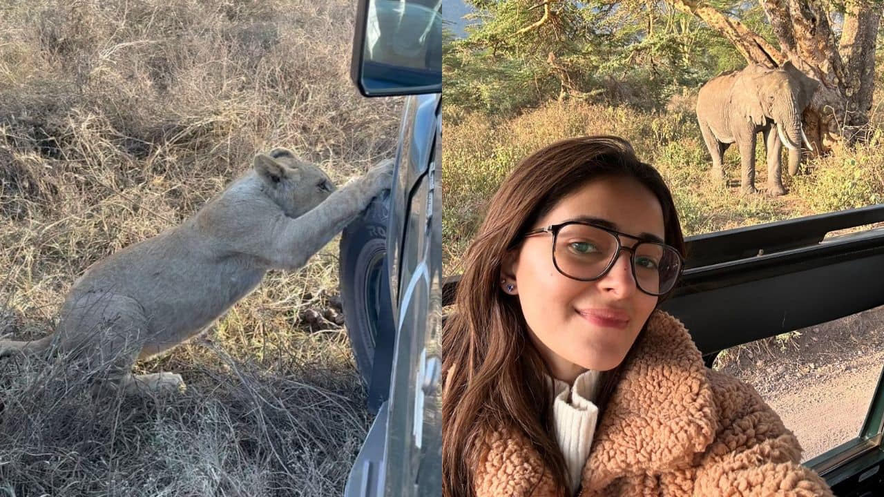 Ananya Panday takes a break from work, enjoys safari adventure in Tanzania; see pics