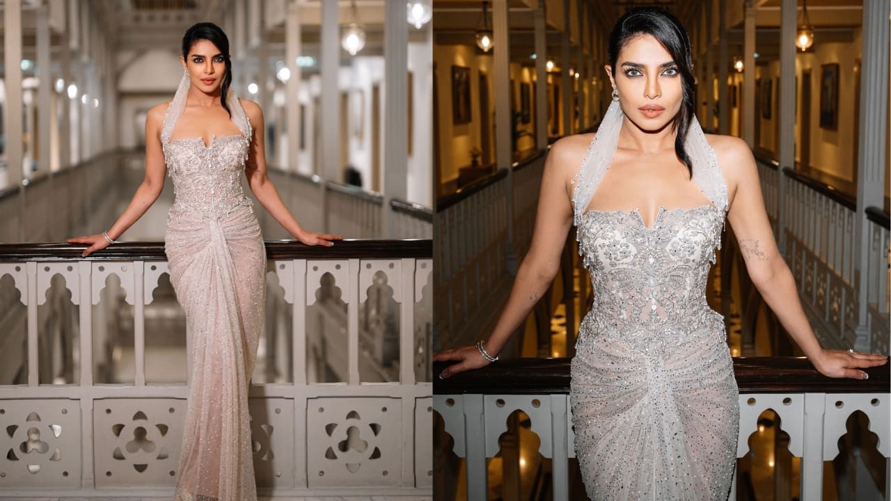 Priyanka Chopra stuns in ethereal gown at her film Paani's screening: Watch